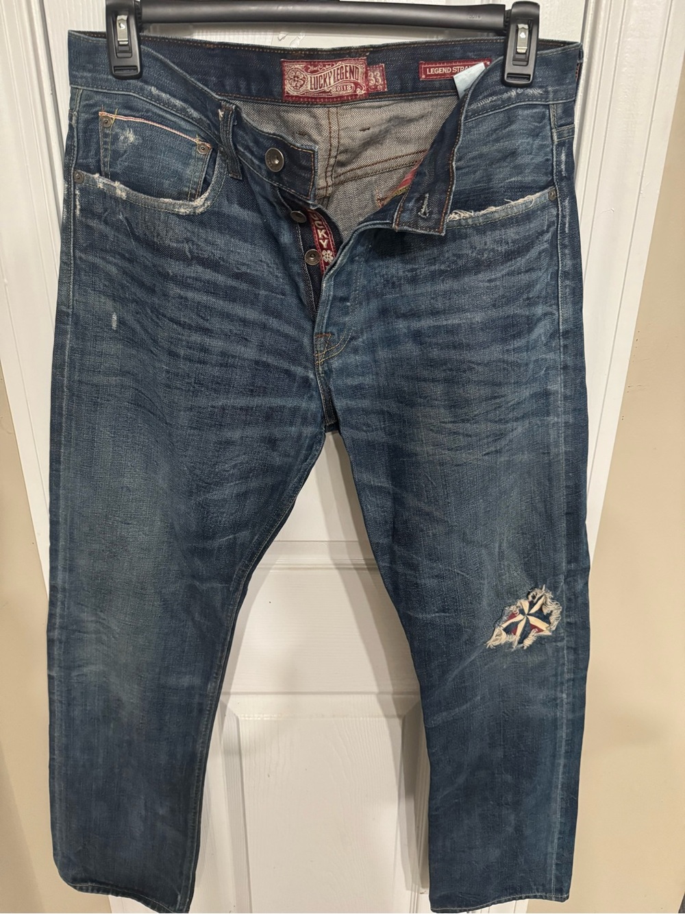 ***RARE***Lucky Brand Lucky Legend Straight Jeans Men’s 33x32